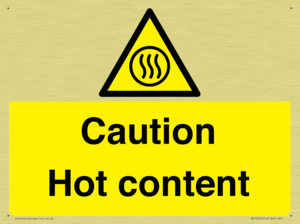 Caution Hot content